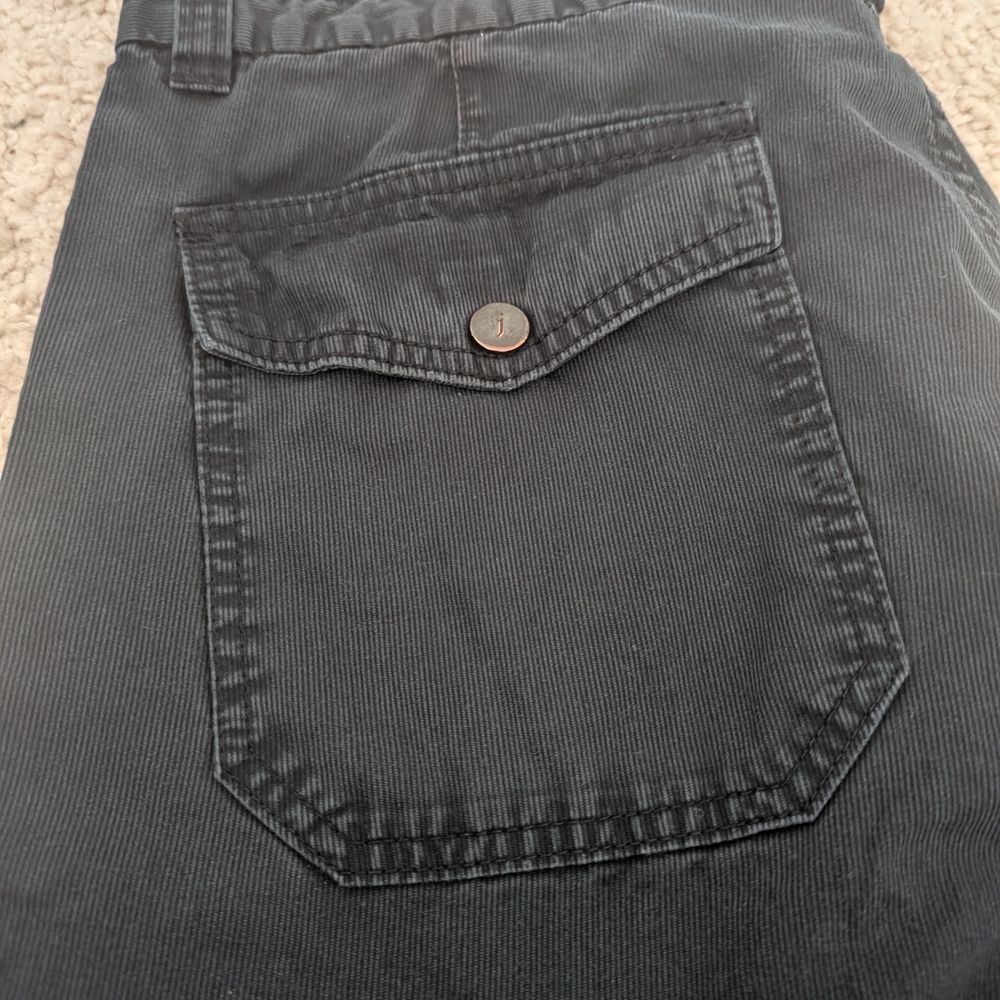 John Varvatos Black Corduroy Pants Wide leg - Picture 7 of 8